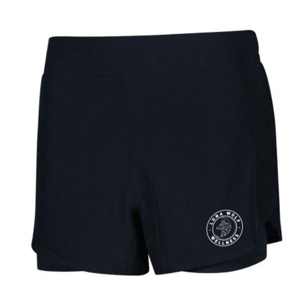 Luna Wolf Wellness  - 2 IN 1 Ladies SPORTS SHORT  Thumbnail